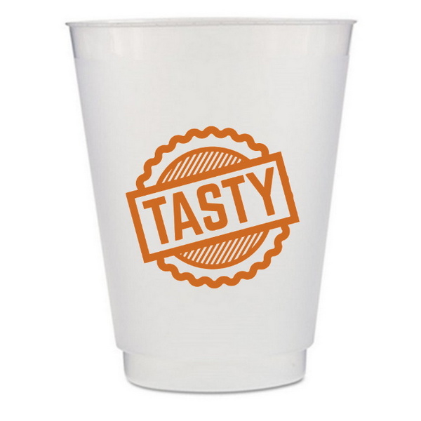 DD1200PF 12 oz. Frosted Flex Stadium Cup with C...